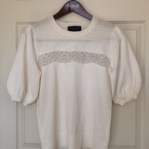 Laundry By Shelli Segal Puff Sleeve Top